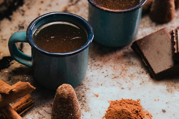 Conejito Caliente (Batched Hot Chocolate Cocktail) cocktail image