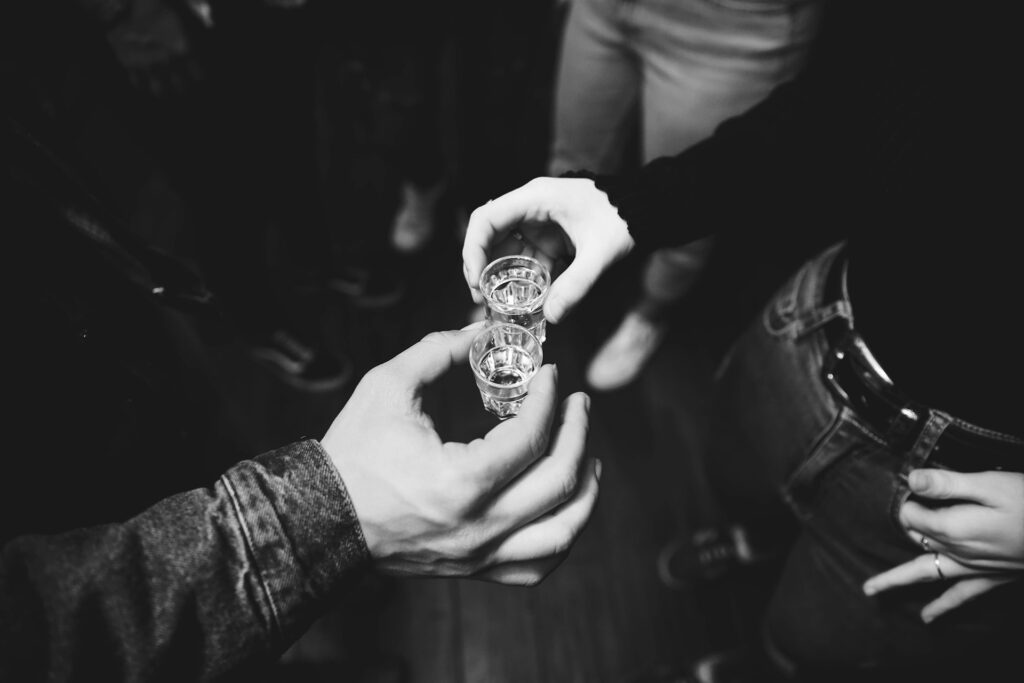 Vodka shots